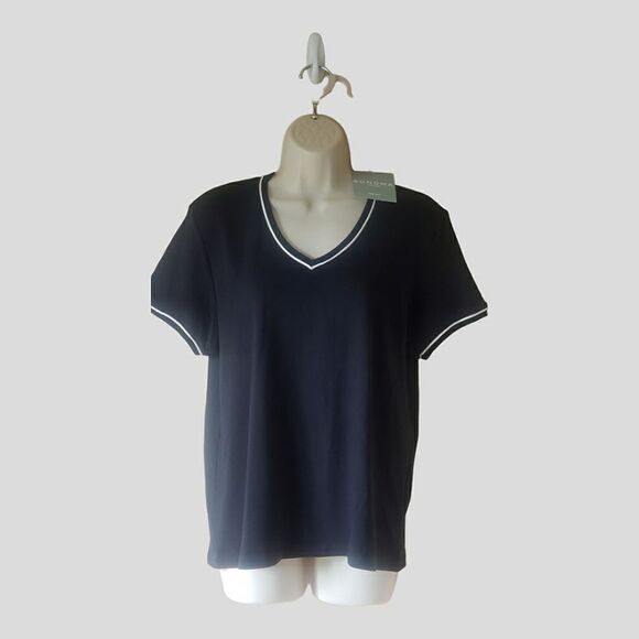 Sonoma Life+Style short-sleeve, v-neck t-shirt, size L, NWT - Picture 1 of 3